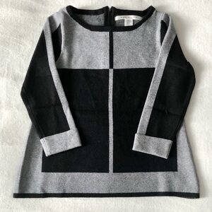 GEOMETRIC Paneled Sweater